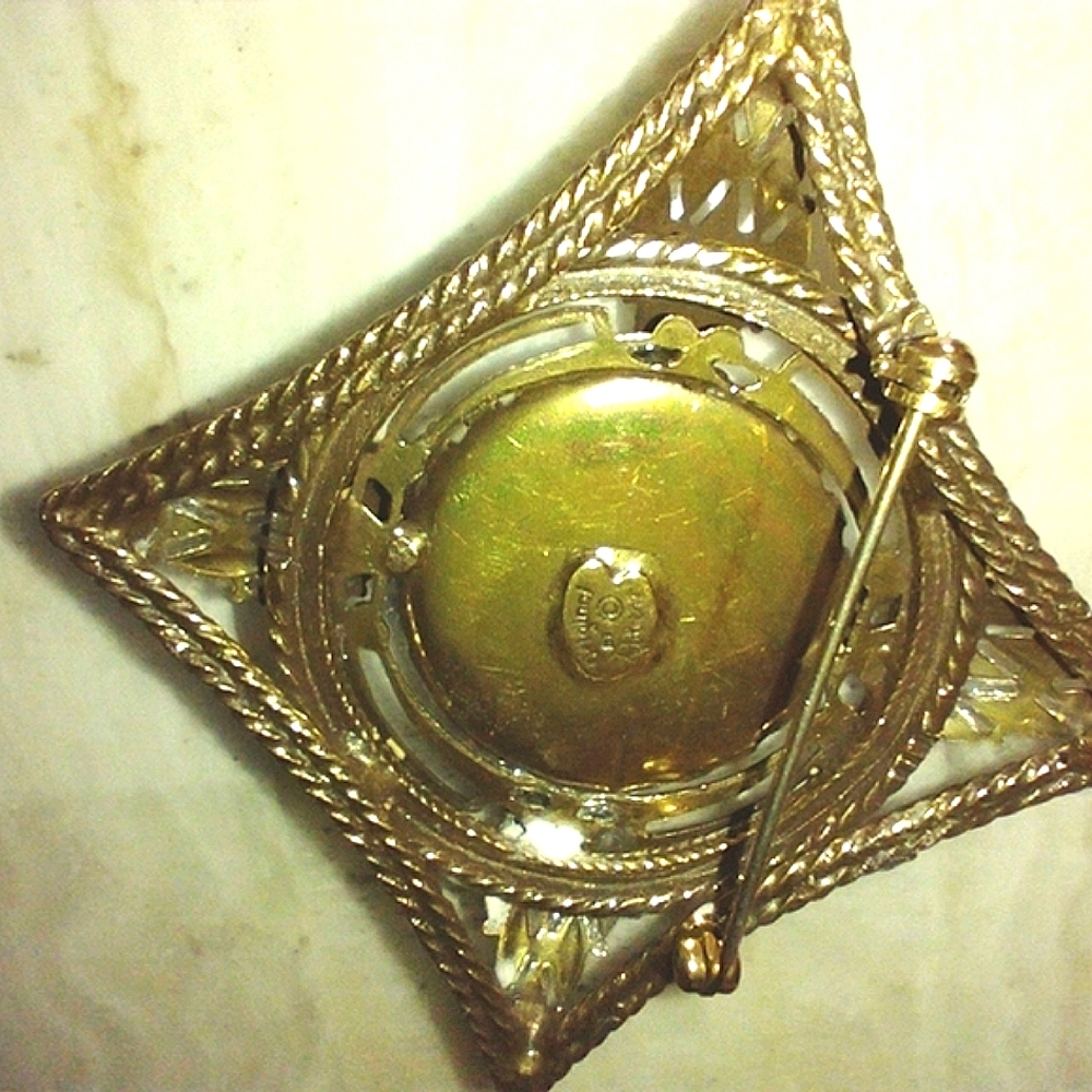 Brooch Signed by Robert Graham Vtg Retro Era, circa mid-20th century - Picture 8 of 16